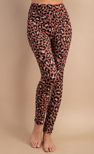 Eesome PG53936 Leopard Print Jogger