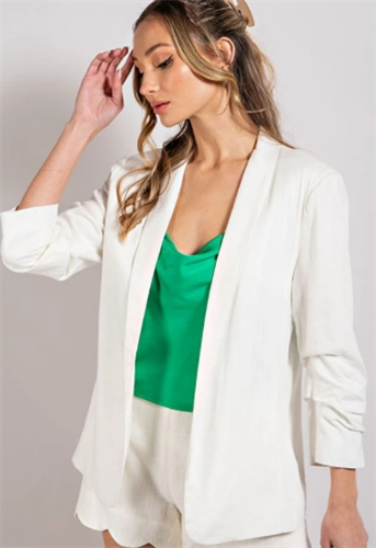 EESOME PJK7026 Classic Plus Size Blazer