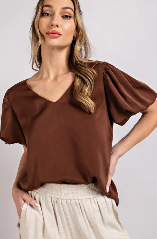 Eesome PTK7807 Vneck Blouse