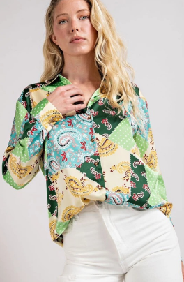Eesome PTK7875 Paisley Top
