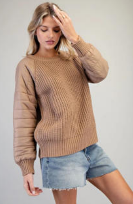 Eesome SG10376 Raglan Sleeve Sweater Top