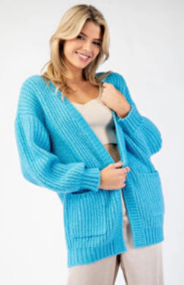 Eesome SJG8436 Open Cardigan