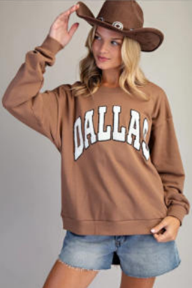 Eesome TH12104 Dallas Textured Print Top