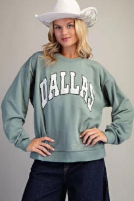 Eesome TH12104 Dallas Textured Print Top
