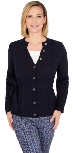 Emaline 76560 Cable Knit Cardigan