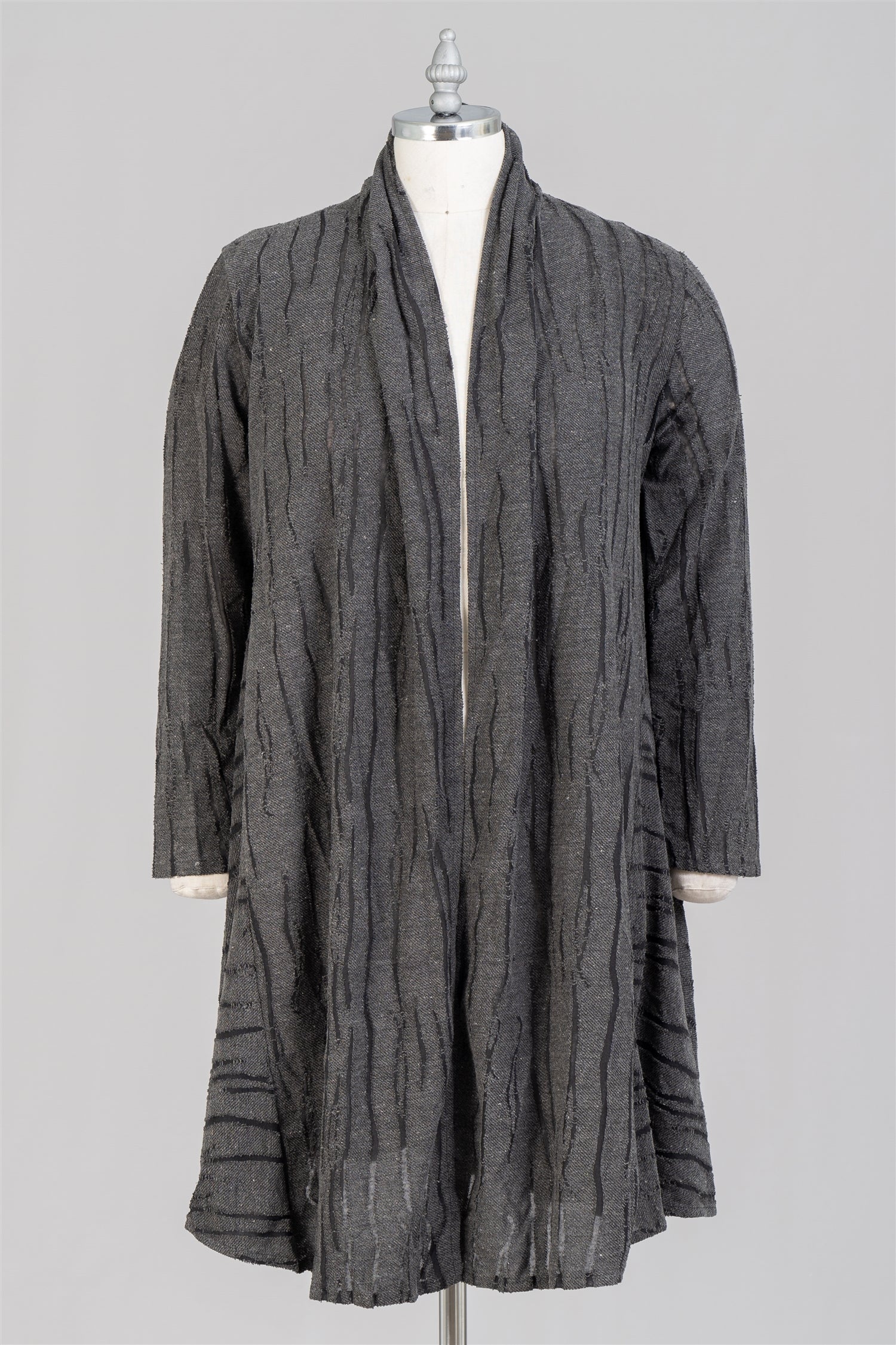 Etc 7158 Novelty Burnout Cardigan Duster