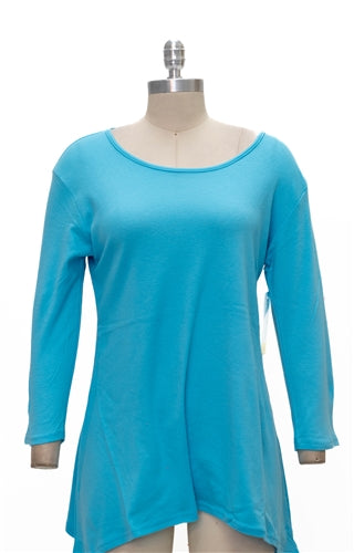 Get Lucky 5002C Poly Cotton Scoop Neck Top