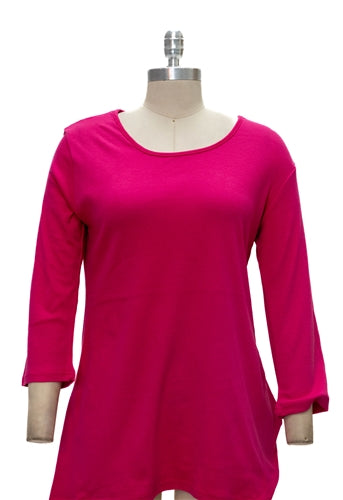 Get Lucky 5002C Poly Cotton Scoop Neck Top
