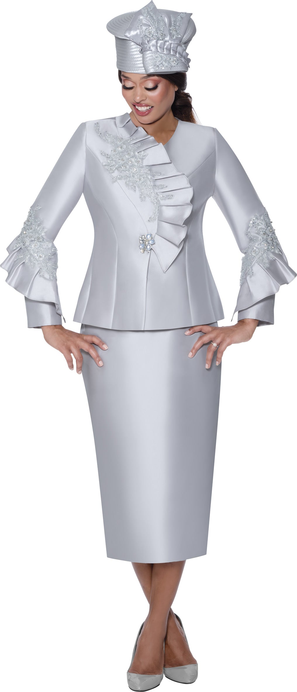 GMI 400862W Plus Size Skirt Suit