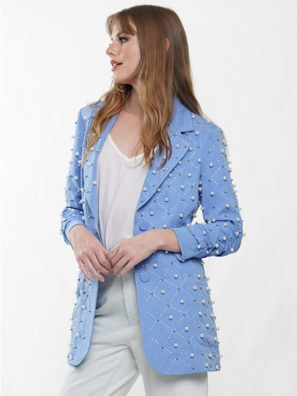 WHY Dress J230115 Pearl Jacket Blazer