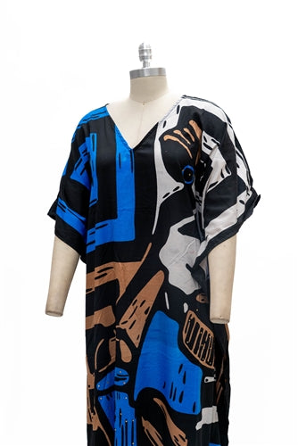 Jessica Taylor 9195002 Long Print Kaftan