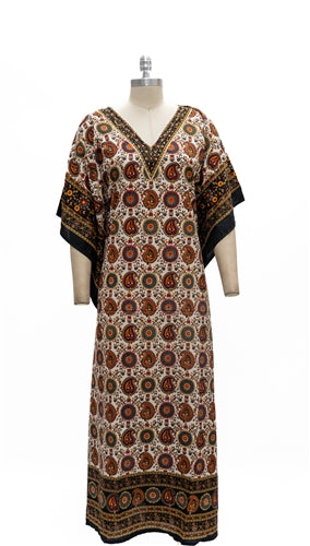 Jessica Taylor 9197790 Long Print Kaftan