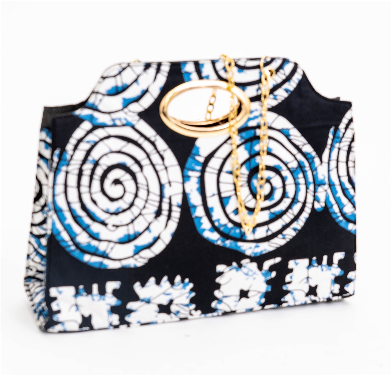 Kara Chic 1007 Print Handbag with Chain