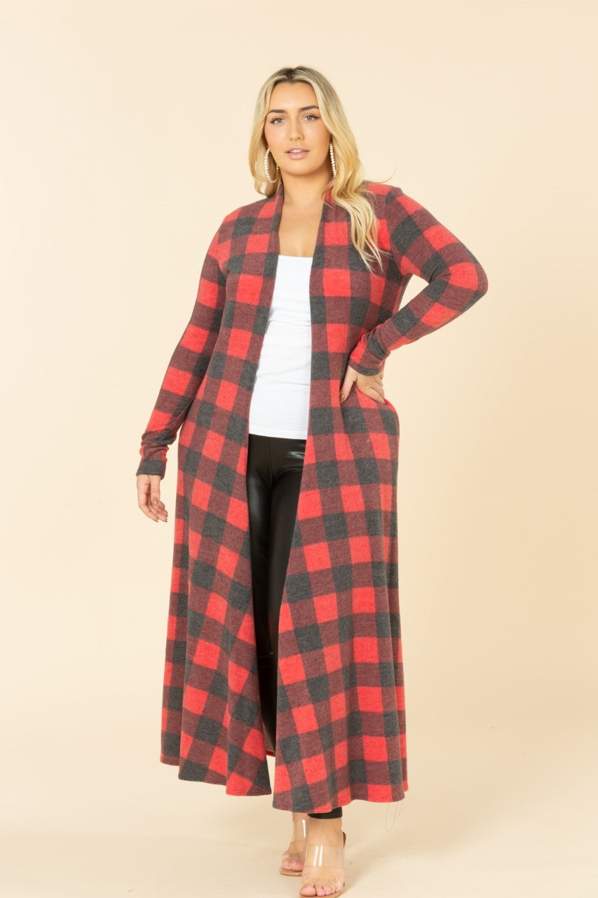 Karen T Designs 5157 Sweater Knit Duster Cardigan