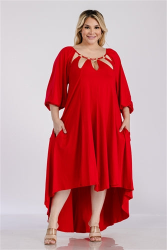 Karen T 9379 Long Sleeve Hilo Dress