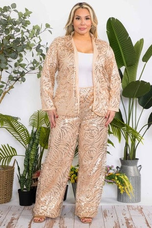 Karen T 9423 2pc Sequin Set