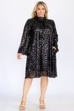 Karen T 9535 Sequi Midi Dress