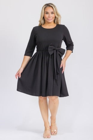 Karen T 9622 Bow Midi Dress