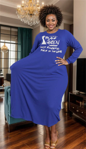 Kara Chic by NF CHH22122LS Queen Maxi Dress