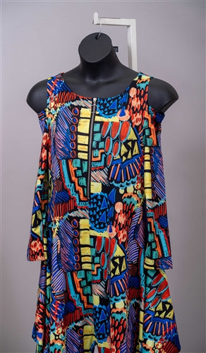 Kara Chic CHH24005 Authentic Print Jumpsuit