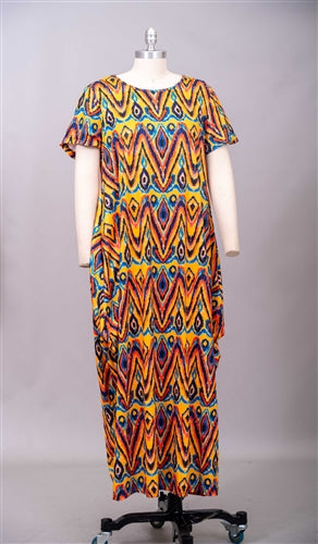 Kara Chic CHH24011 Authentic Print Bubble Dress