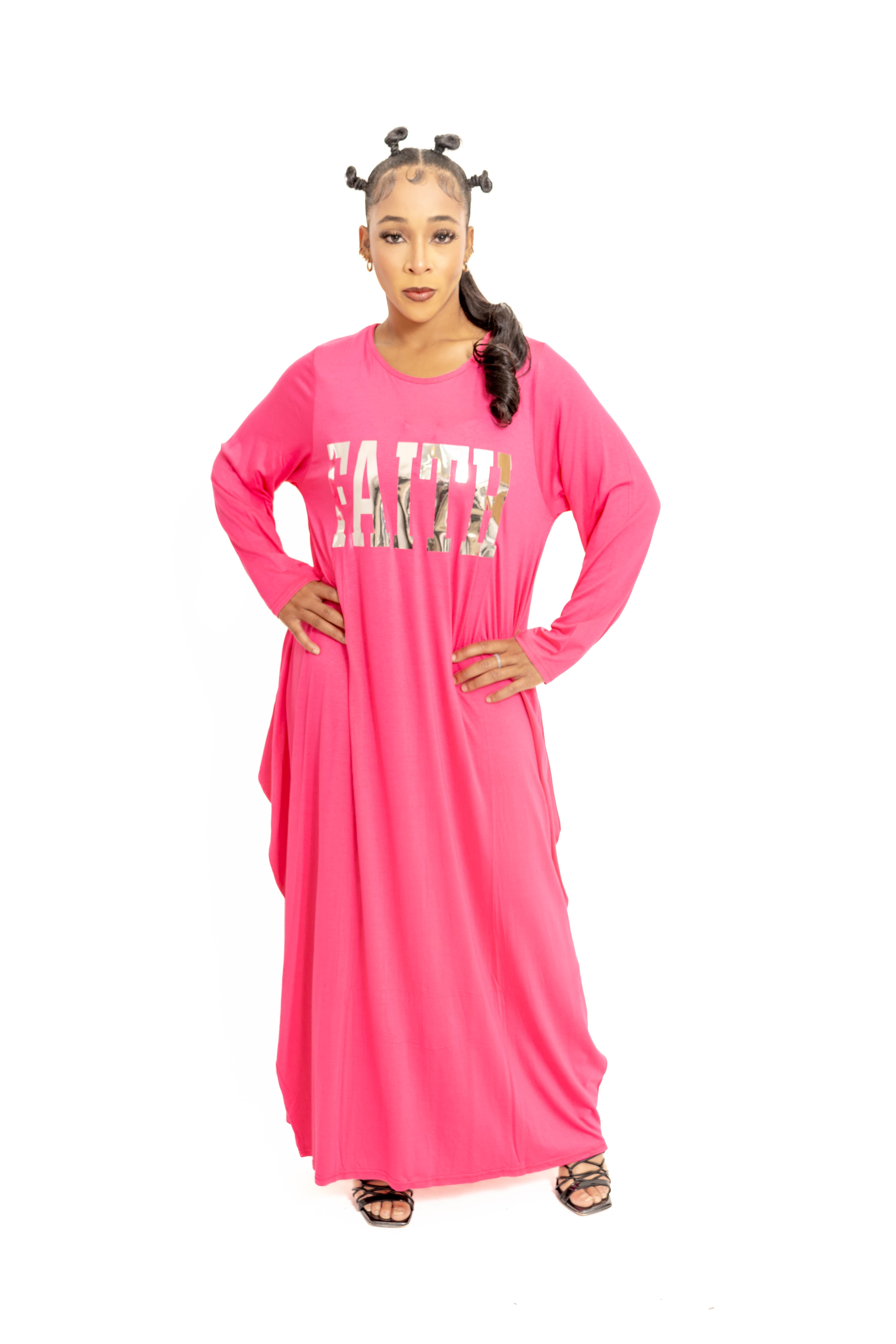Kara Chic CHH24013 Faith Knit Bubble Dress