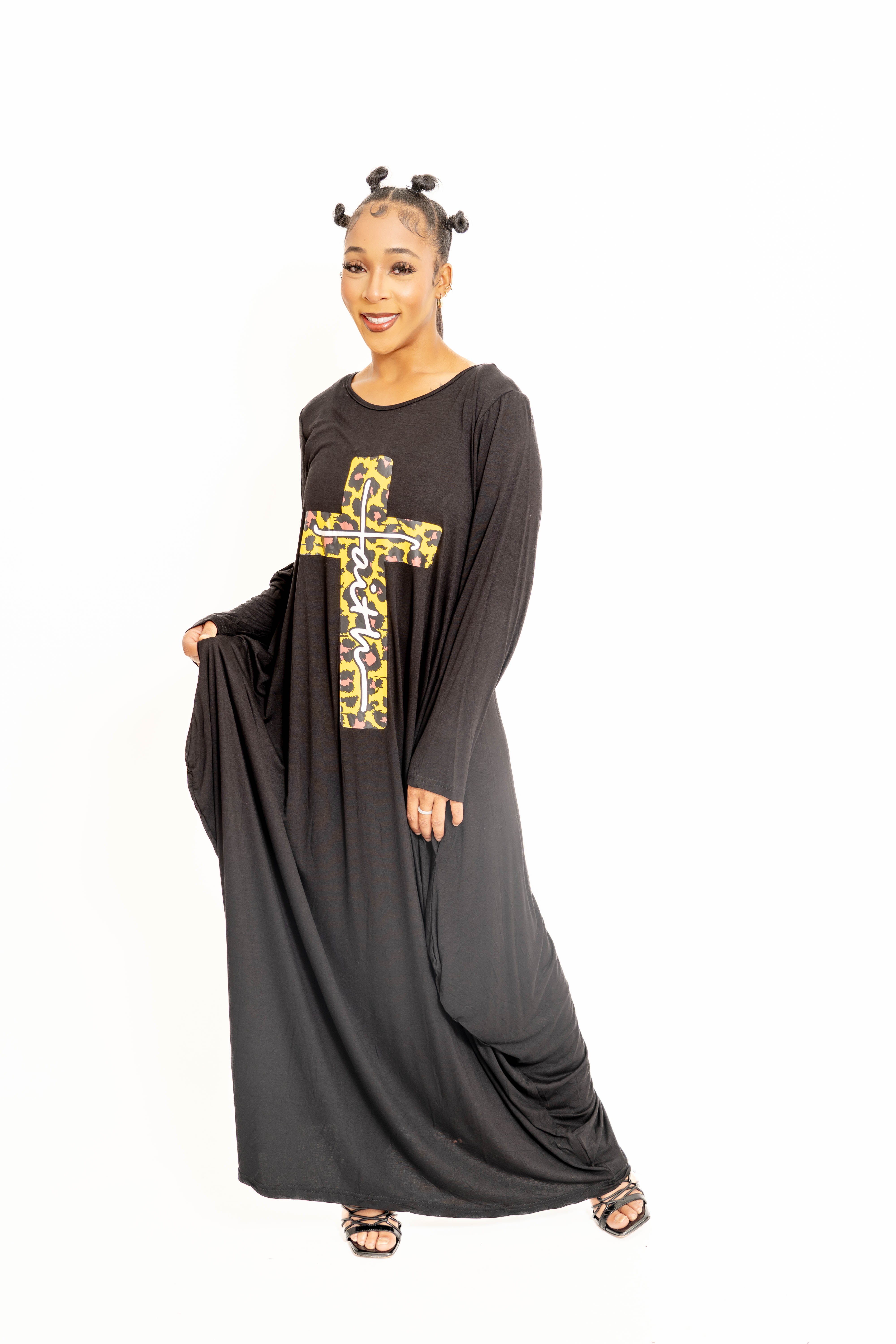 Kara Chic CHH24014 Knit Bubble Dress