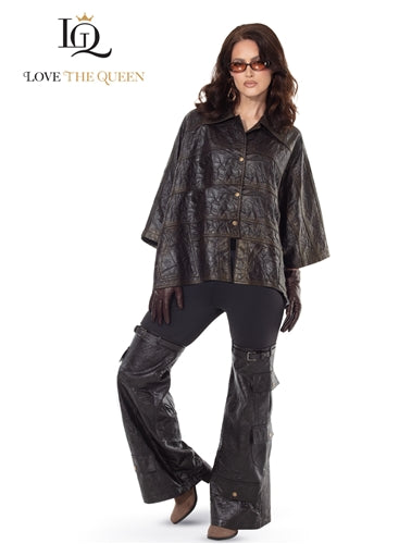 Love The Queen 17621 2pc Jacket and Pant Set