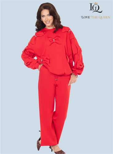 Love The Queen 17639 Top and Pant Set