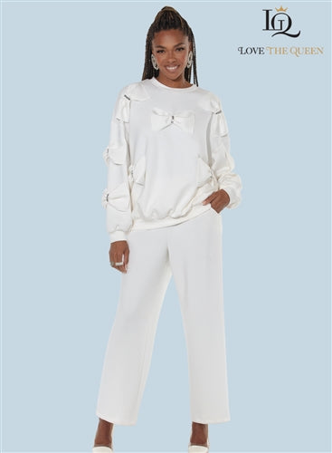 Love The Queen 17639 Top and Pant Set