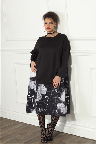 Luxe Moda LM298 Print Dress