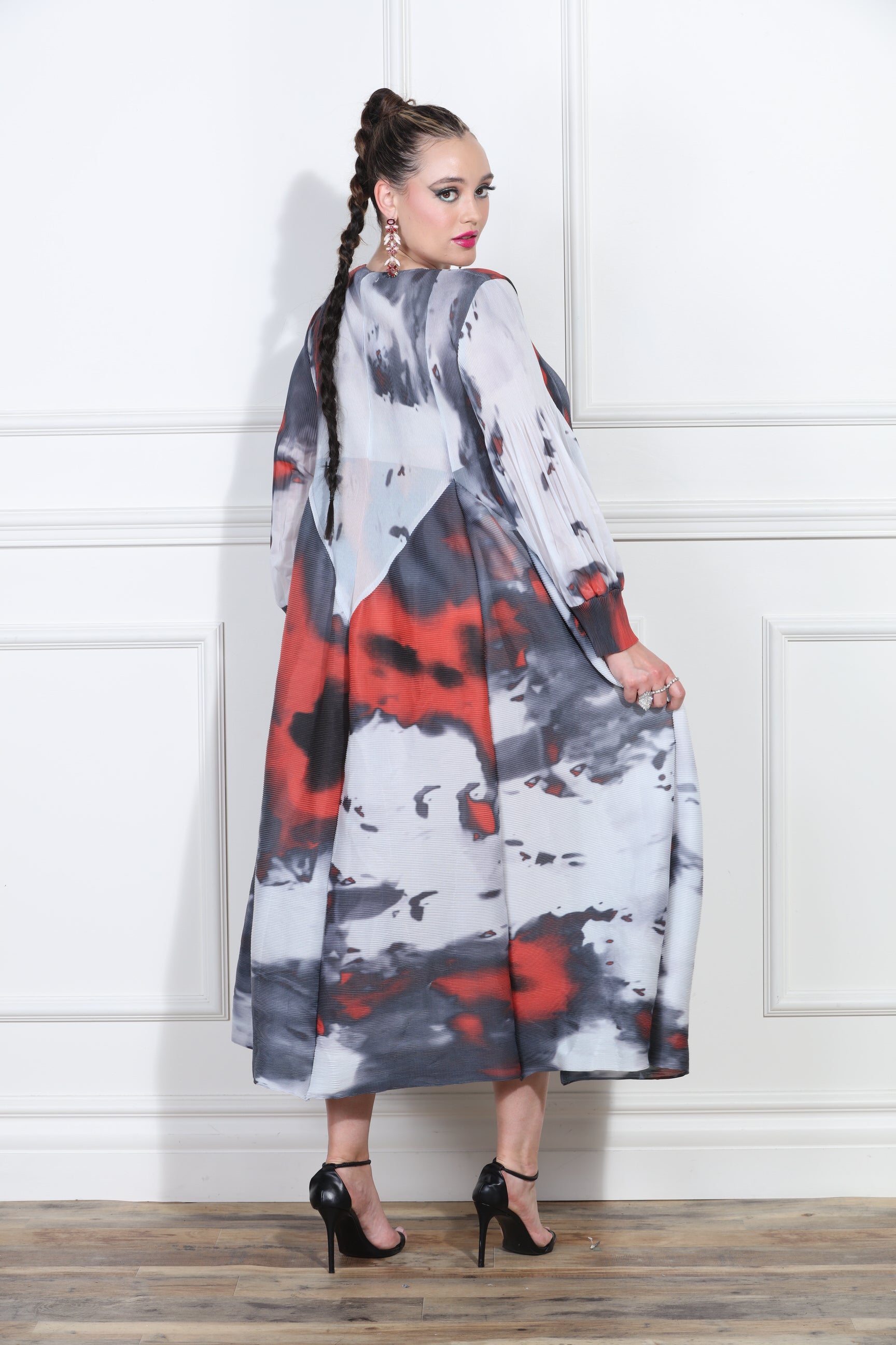 Luxe Moda LM400 Print Dress