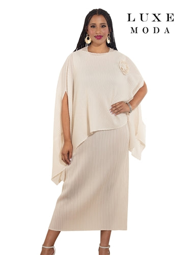 Luxe Moda LM462 2pc Dress and Top Set