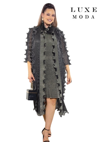 Luxe Moda LM468 2pc Dress and Duster Set