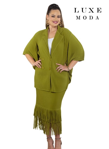 Luxe Moda LM482 2pc Jacket and Skirt Set