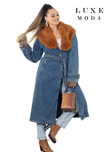 Luxe Moda LM488 Coat Duster