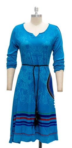 Micheal K 8537L Belted Jersey Dress
