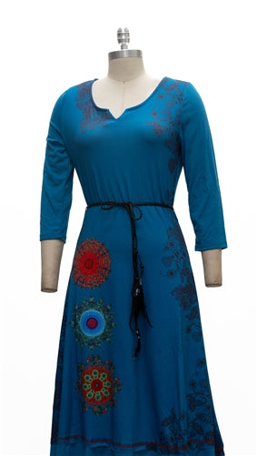 Micheal K 8538L Belted Jersey Dress