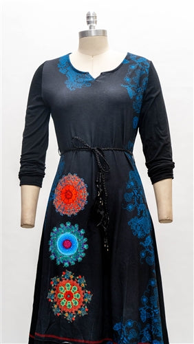 Micheal K 8538Q Belted Jersey Dress