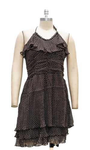 Micheal K 8616 Short Dot Print Dress