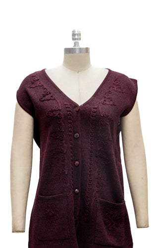 Micheal K 8948 Long Sweater Vest