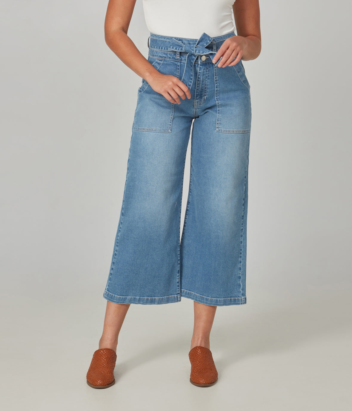 Lola MILANSF High Rise Wide Leg Jean