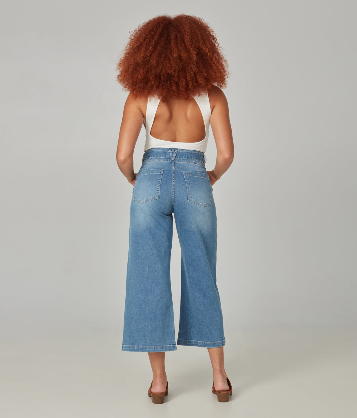 Lola MILANSF High Rise Wide Leg Jean