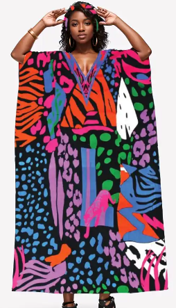 NF Print PNA1602B Kaftan