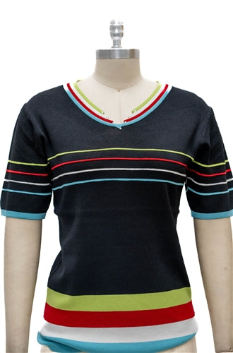 Paris Paris 8820 Stripe Sweater