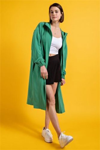 Rae Mode J3789 Duster Jacket with Hoodie