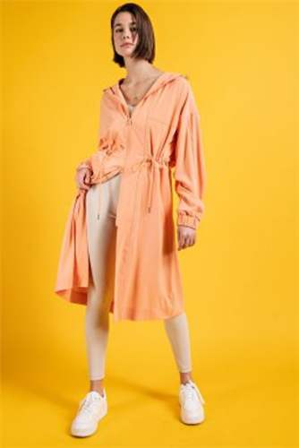 Rae Mode J3789 Duster Jacket with Hoodie