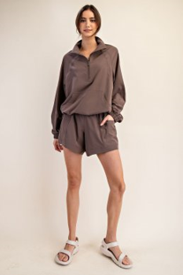 Rae Mode J3808PL Parachute Plus Size Zip Jacket