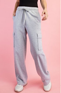 Rae Mode P6320PL Plus Size French Terry Straight Leg Jogger