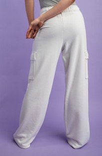 Rae Mode P6320PL Plus Size French Terry Straight Leg Jogger